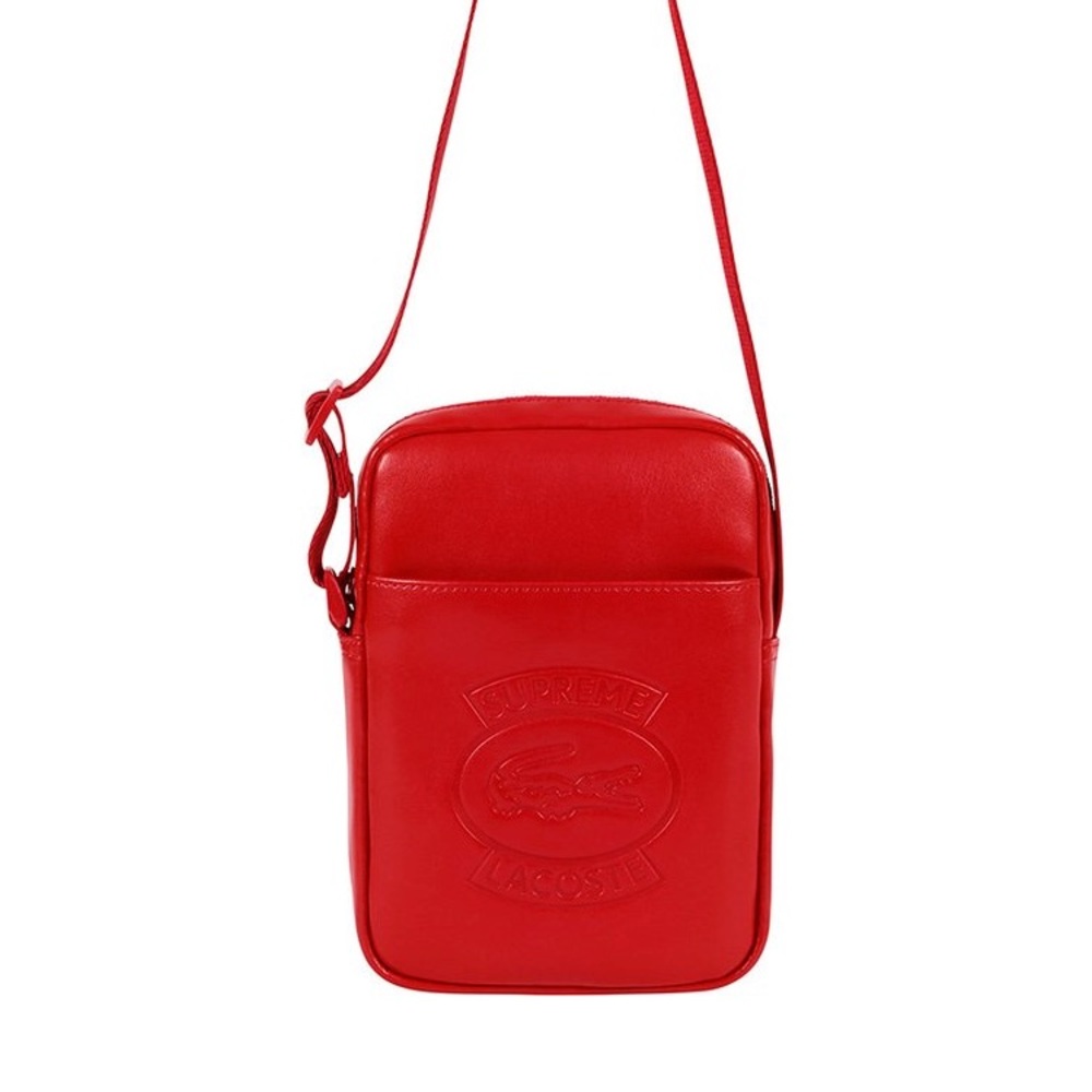 Red supreme shoulder bag